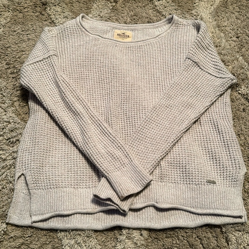 Hollister waffle sweater